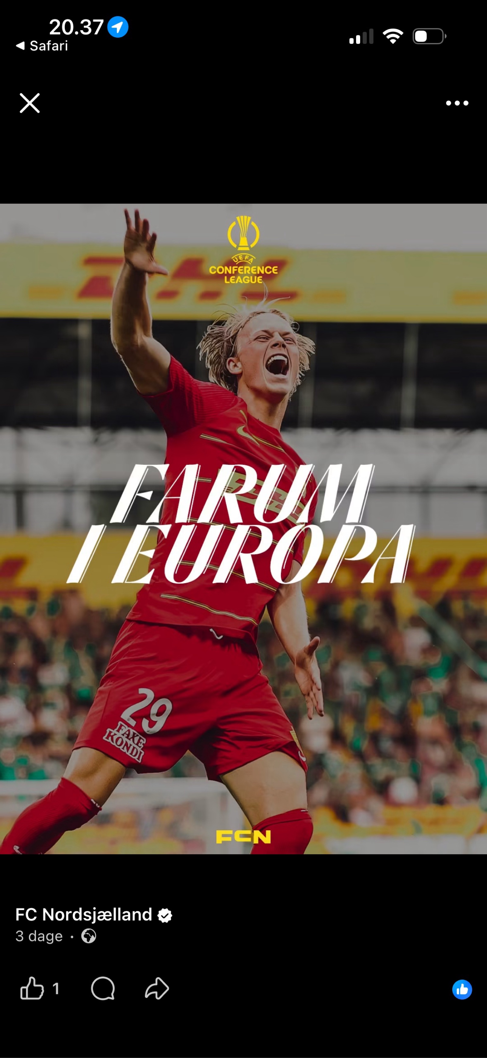 FCN Fans i Europa cover